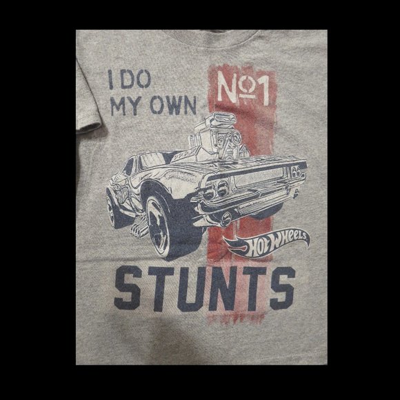Hot Wheels "I do my own stunts" T-Shirt - EUC - Picture 2 of 3